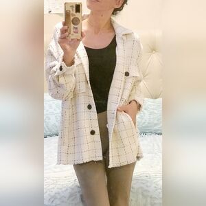 Zara Plaid Jacket.